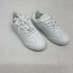 BAXINIER Youth Girls White Cheerleading Shoes